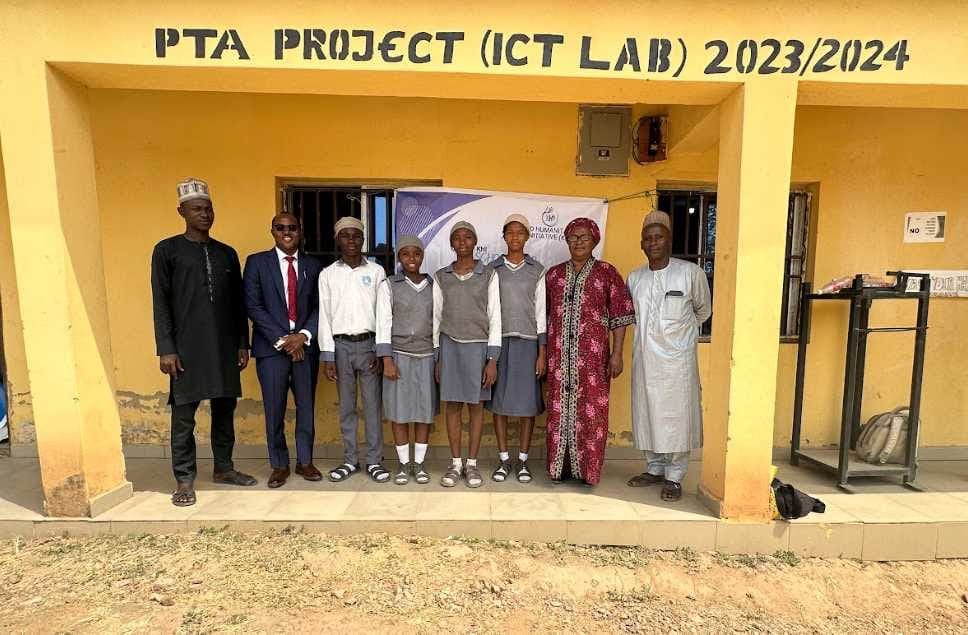Senior-secondary students supported by the KHI Scholarship in Abuja